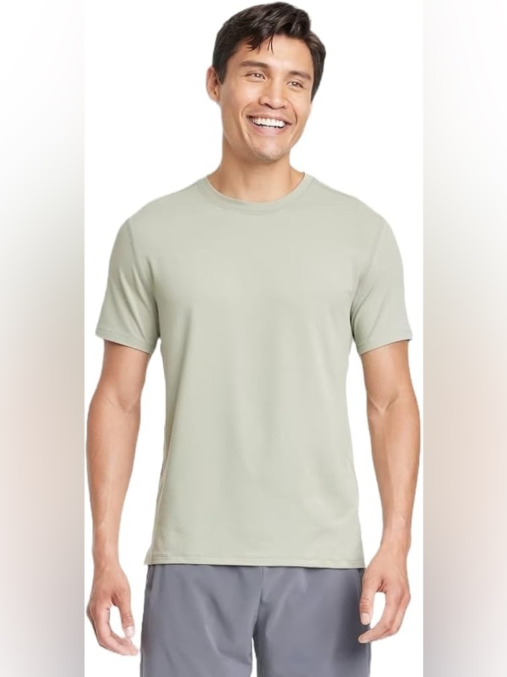 All in Motion Men's Short Sleeve Performance T-Shirt, Size Large, Crewneck Tee